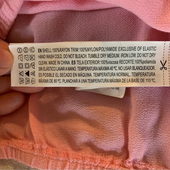 Forever 21 Bubblegum Pink Off Shoulder Pompom Top - Picture 5 of 5